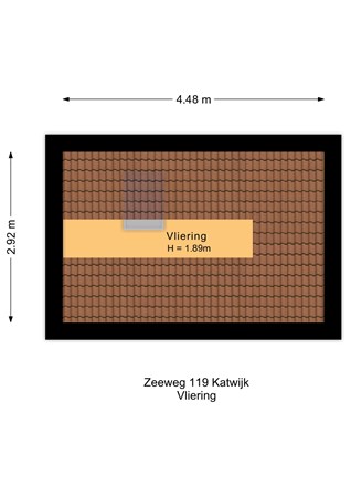 Floorplan - Zeeweg 119, 2224 CD Katwijk